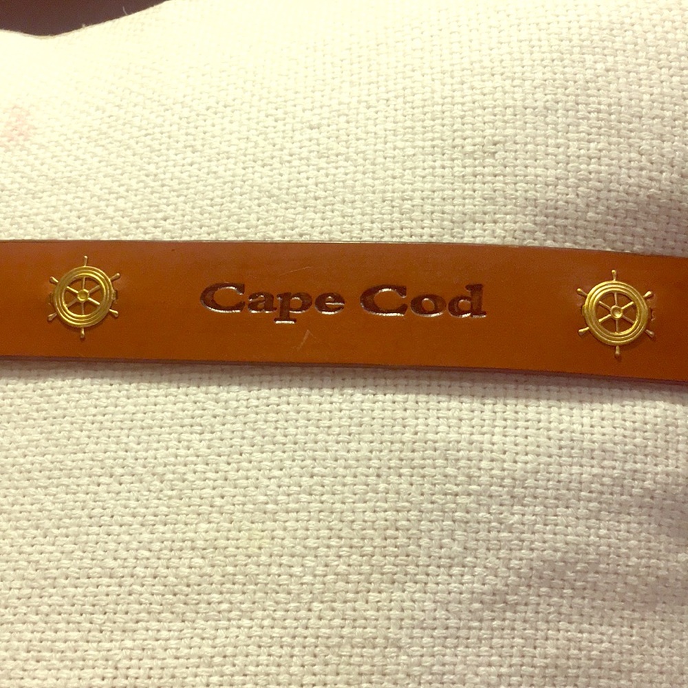 Gorgeous leather nautical belt